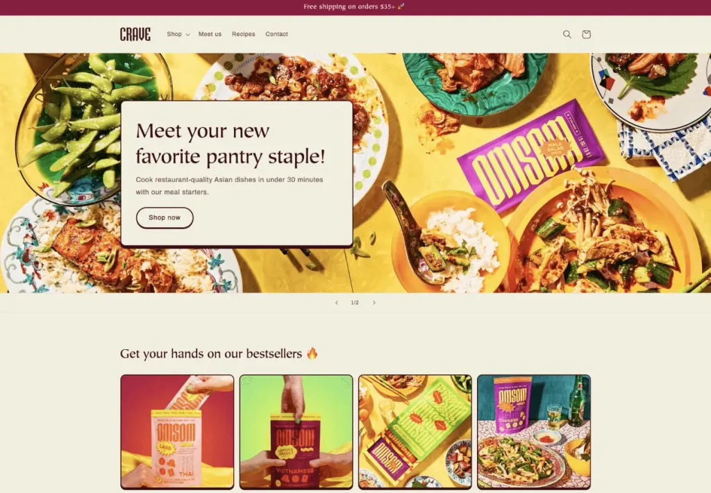 Shopify Crave Theme