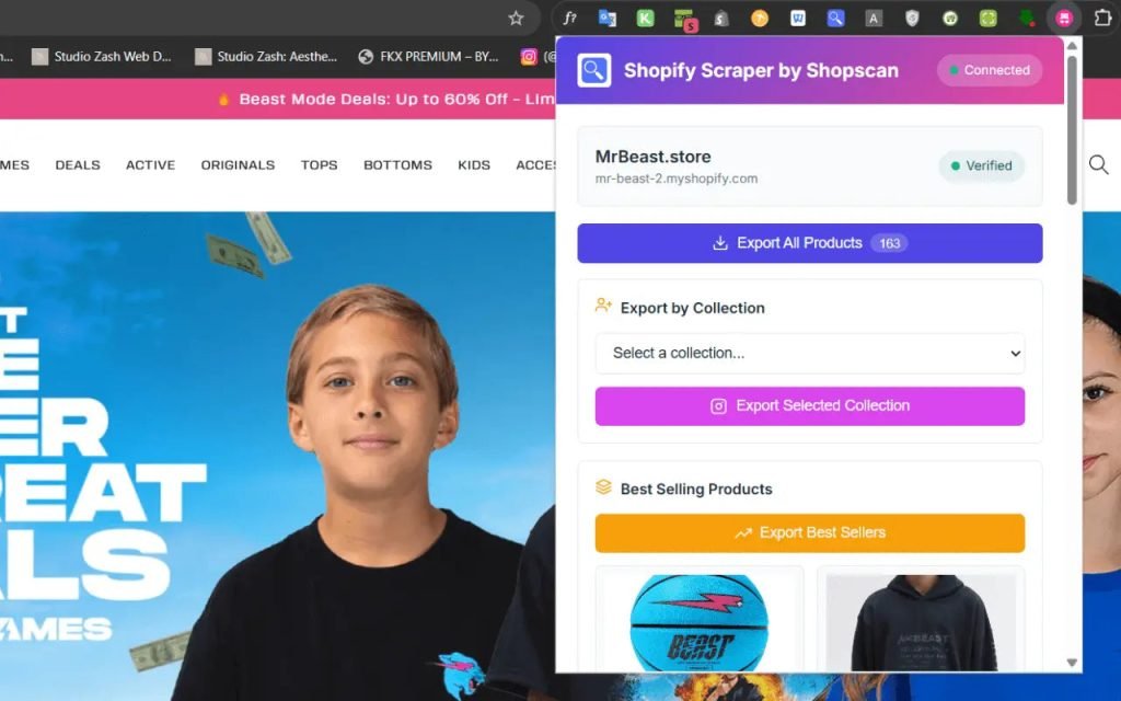 Shopify Product Scraper